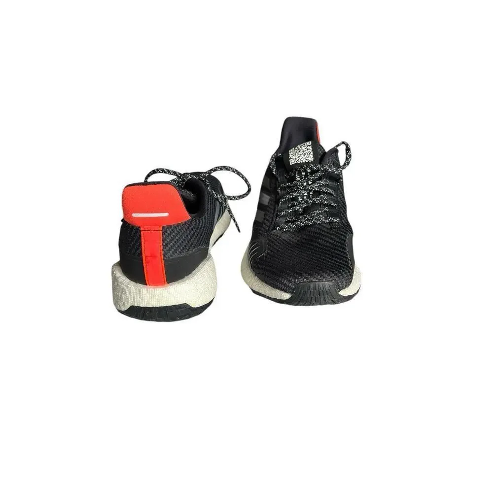 Adidas Mens PulseBoost HD CLU 600001 Black Running Shoes Sneakers Size 7